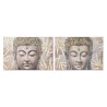 Quadro Home ESPRIT Buddha Orientale 120 x 3 x 80 cm (2 Unità)