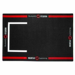 Tappetino da gaming Sparco S099101NRRS Rosso Nero/Rosso