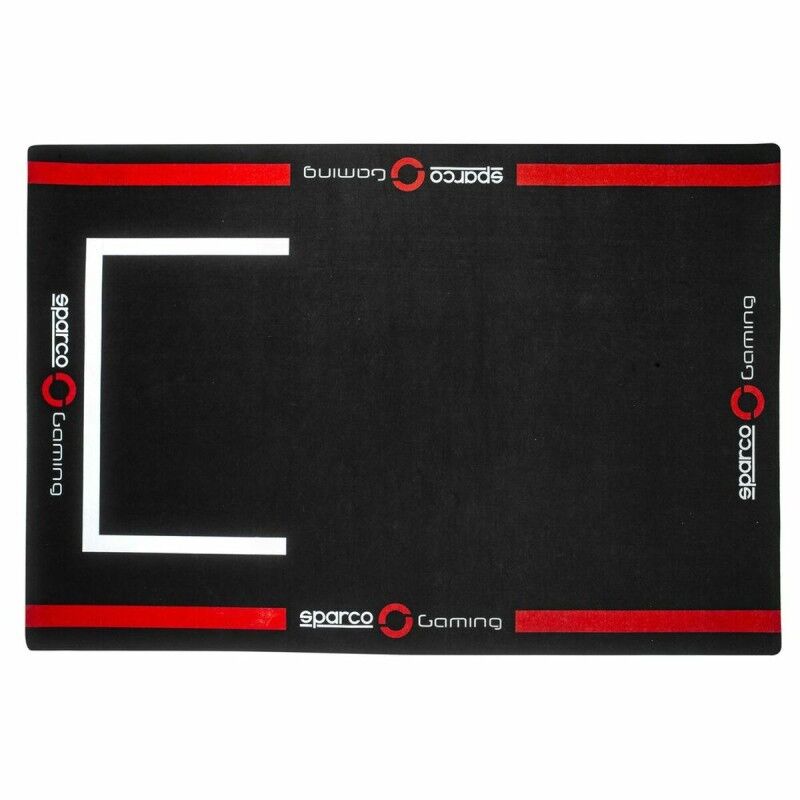 Tappetino da gaming Sparco S099101NRRS Rosso Nero/Rosso Tappetino da gaming Sparco S099101NRRS Rosso Nero/Rosso