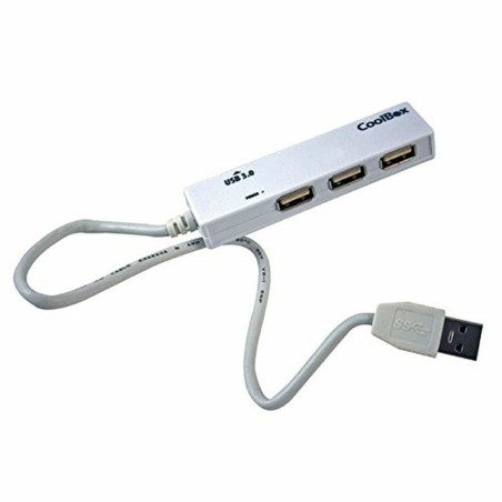 Hub USB CoolBox COO-H413 Bianco 3600 W