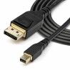 Cavo da DisplayPort Mini a DisplayPort Startech DP14MDPMM2MB         Nero
