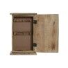 Armadietto portachiavi Home ESPRIT Bianco Naturale 18 x 7,5 x 28 cm
