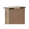Armadietto portachiavi Home ESPRIT Bianco Naturale 18 x 7,5 x 28 cm
