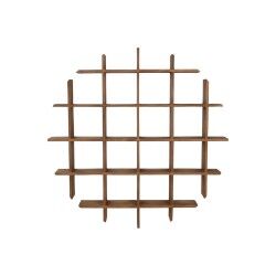 Scaffale Home ESPRIT teak 120 x 15 x 120 cm