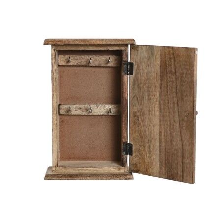 Armadietto portachiavi Home ESPRIT Bianco Naturale 18 x 7,5 x 28 cm