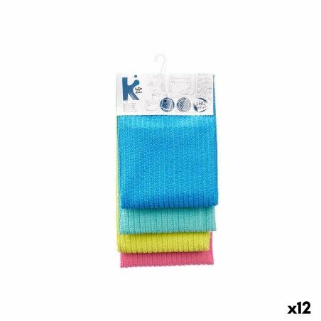 Set di Asciugamani da Cucina Azzurro Verde Rosa Turchese 40 x 60 cm (12 Unità)