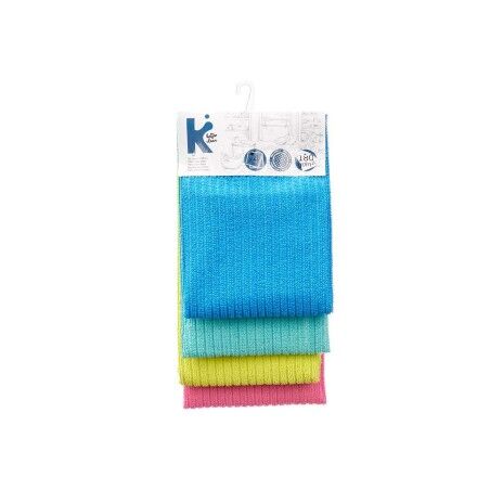 Set di Asciugamani da Cucina Azzurro Verde Rosa Turchese 40 x 60 cm (12 Unità)
