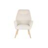 Poltrona DKD Home Decor Crema Naturale 65 x 75 x 96 cm