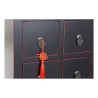 Mobile TV DKD Home Decor Nero Multicolore Legno Abete Legno MDF 130 x 24 x 51 cm