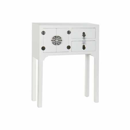 Ingresso DKD Home Decor Bianco Argentato 63 x 26 x 83 cm
