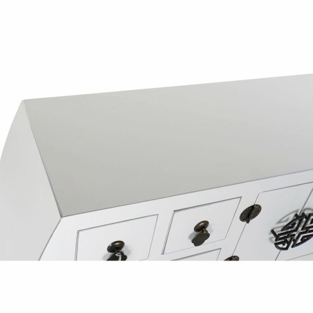 Ingresso DKD Home Decor Bianco Argentato 98 x 26 x 80 cm