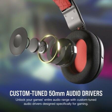 Auricolari con Microfono Corsair HS35 v2 Nero