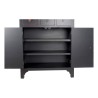 Cassettiera DKD Home Decor Nero Rosso Multicolore Abete Legno MDF Orientale 63 x 27 x 101 cm