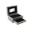 Scatola-Portagioie Home ESPRIT Verde Argentato Legno Alluminio 17,5 x 12,5 x 8,5 cm