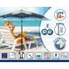Ombrellone Azzurro Ø 200 cm SPF50+ Pavone