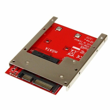 Adattatore SSD Startech SAT32MSAT257 Rosso Argentato SSD mSATA