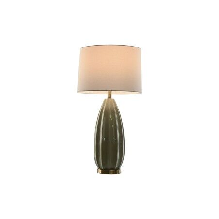 Lampada da tavolo Home ESPRIT Bianco Verde Gres 50 W 220 V 40 x 40 x 78 cm