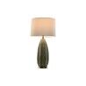 Lampada da tavolo Home ESPRIT Bianco Verde Gres 50 W 220 V 40 x 40 x 78 cm