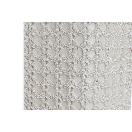 Vaso DKD Home Decor 17 x 10 x 47 cm Bianco Resina Moderno