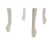 Set di 3 tavoli DKD Home Decor Bianco Marrone 60 x 40 x 66 cm