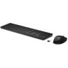 Tastiera e Mouse Wireless HP 4R009AAABE Qwerty in Spagnolo Nero