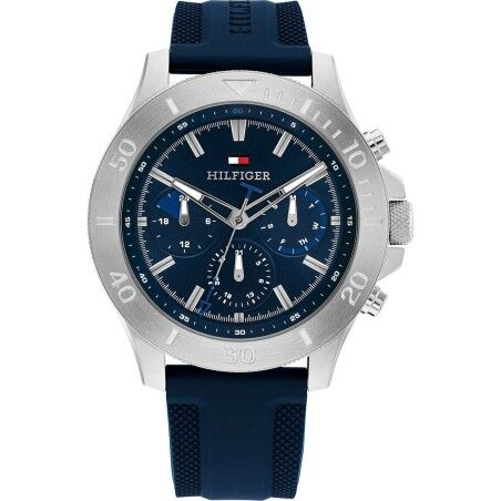Orologio Unisex Tommy Hilfiger 1792112 Blu Marino (Ø 46 mm)