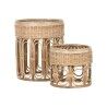 Tavolo aggiuntivo Home ESPRIT Naturale 42 x 42 x 47 cm