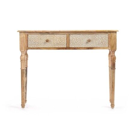Ingresso con 2 Cassetti Gift Decor 33 Bianco Marrone 98 x 77 x 42 cm Fogli