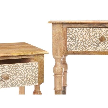 Ingresso con 2 Cassetti Gift Decor 33 Bianco Marrone 98 x 77 x 42 cm Fogli