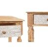 Ingresso con 2 Cassetti Gift Decor 35 Bianco Marrone 98 x 77 x 42 cm Righe
