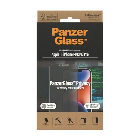Protettore Schermo per Cellulare Panzer Glass P2783 Apple iPhone 13 Pro iPhone 13 iPhone 14