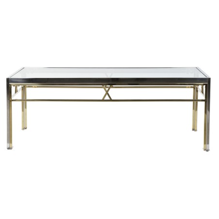 Tavolo aggiuntivo DKD Home Decor S3023046 Cristallo Argentato Acciaio Moderno (110 x 60 x 40 cm)