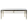 Tavolo aggiuntivo DKD Home Decor S3023046 Cristallo Argentato Acciaio Moderno (110 x 60 x 40 cm)