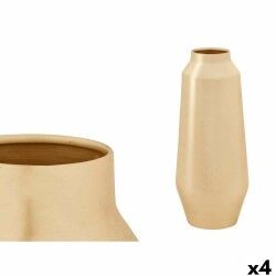 Vaso 10216-SG Dorato Ferro 16 x 40 x 16 cm (4 Unità)