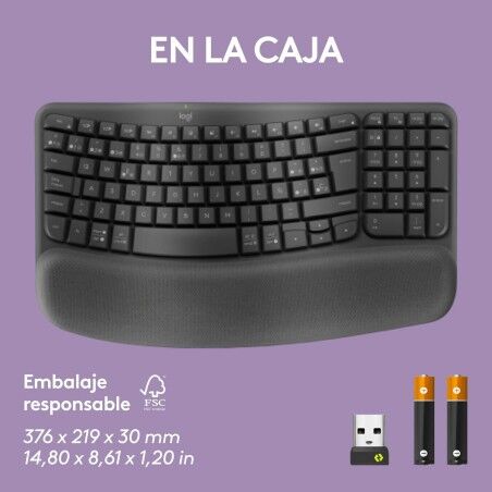 Tastiera Logitech 920-012296 Grafite Spagnolo QWERTY