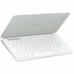 Tastiera Bluetooth Logitech 920-013011 Qwerty in Spagnolo Grigio Bianco/Grigio