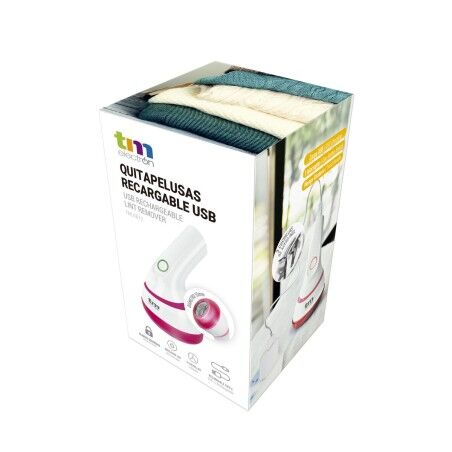 Levapelucchi Elettrico Ricaricabile TM Electron Bianco Compatto