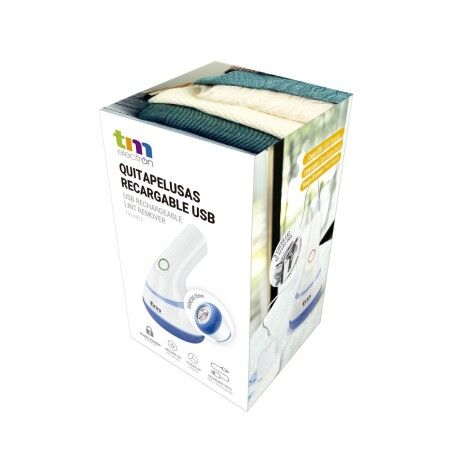 Levapelucchi Elettrico Ricaricabile TM Electron Bianco Compatto