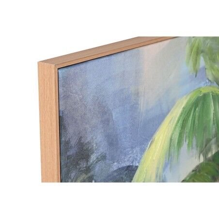 Quadro Home ESPRIT Palme Tropicale 90 x 3,5 x 120 cm (2 Unità)