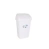 Cestino Tontarelli Aurora Bianco 9L Con coperchio (12 Unità)