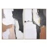 Quadro Home ESPRIT Astratto Moderno 103 x 4,5 x 143 cm (2 Unità)
