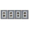 Quadro Home ESPRIT Azzurro Pesce 40 X 2,5 X 55 cm (4 Unità)