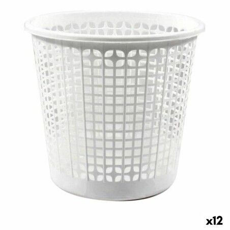 Cestino Dem Office Bianco (12 Unità) (ø 27 x 25,5 cm)