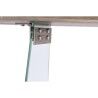 Ingresso DKD Home Decor Trasparente Grigio chiaro 120 x 40 x 76 cm