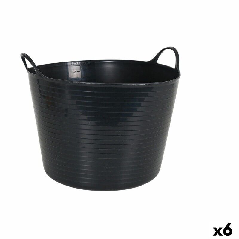 Bacinella in Plastica Multiuso Dem Flexy 42 L Rotondo (6 Unità) Bacinella in Plastica Multiuso Dem Flexy 42 L Rotondo (6 Unità)