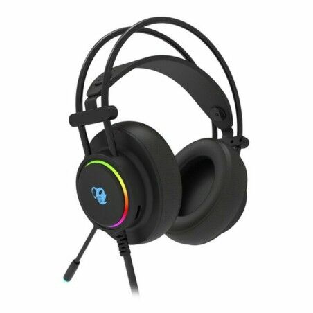 Auricolari con Microfono CoolBox DeepLighting Nero