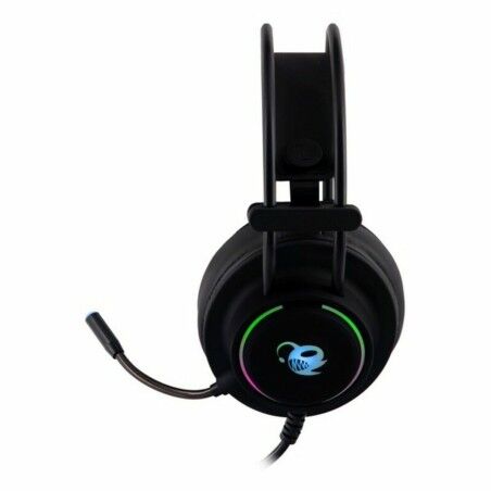 Auricolari con Microfono CoolBox DeepLighting Nero
