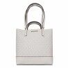 Borsa a Spalla Michael Kors Kelli Bianco 30 x 27 x 9 cm