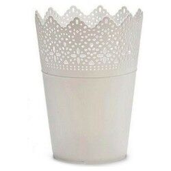 Vaso Ibergarden Bianco Plastica 15 x 18 x 15 cm
