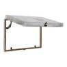 Scatola Decorativa DKD Home Decor Rosa Lilla Legno MDF Tropicale Contatore (2 Unità)